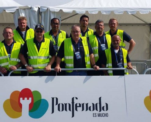 Team Ponferrada berabeitet