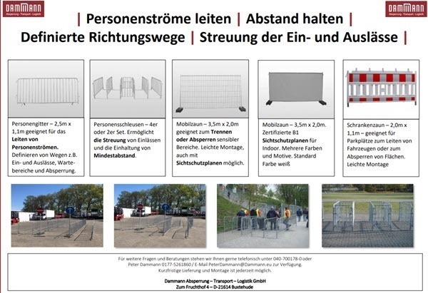 Dammann Personenströme leiten - Gesamt